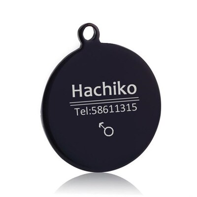 Personalized Dog Tag Stainless Steel Name Engraved ID Tags F