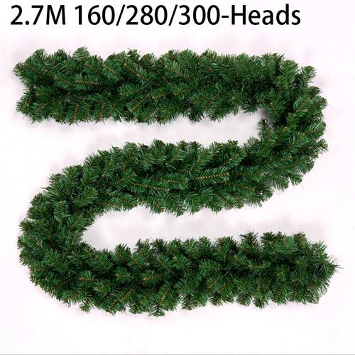 2.7M Christmas Garland Home Party Wall Door Decor Christmas