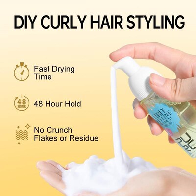 Curly Hair Products Mousse Care Coconut Oil Smoothing Frizz