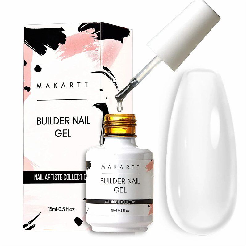 Makartt Builder Nail Gel 15ml 5 in 1 Multifunctional Clear G