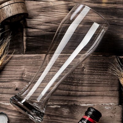 Large crystal edinger beer glass high-grade wheat cup large