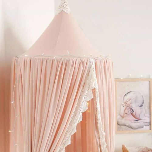 Ins Baby Room decor Mosquito Net Kid bed curtain canopy Roun