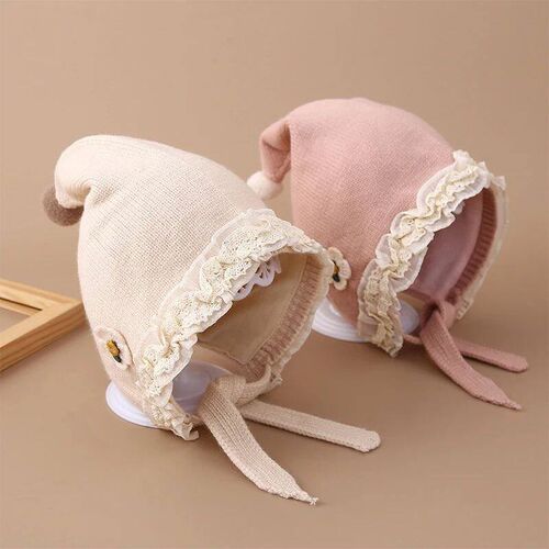 Cute Baby Beanie Winter Warm Knitted Toddler Girl Boy Ear Pr