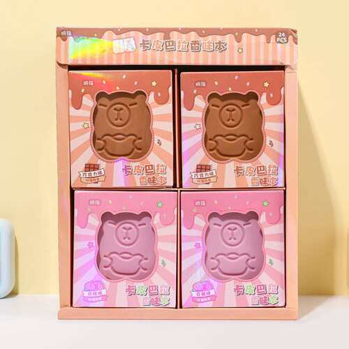 卡皮巴拉香味豆豆本迷你笔记本解压便签本日记本女生手账本口袋本
