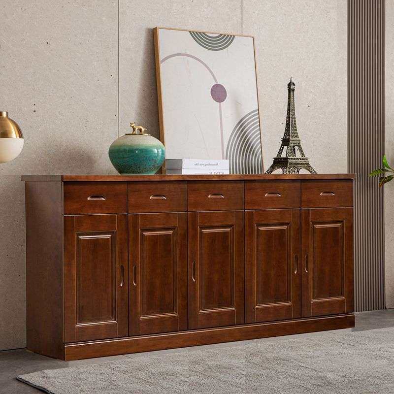 实木餐边柜现代酒柜厨房碗柜靠墙矮柜客厅办公室茶水柜收纳储物柜,3C数码配件,其它配件,淘宝优惠券,粉丝福利购,淘宝优惠卷