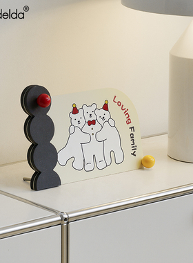 Mndeld入户玄关时钟装饰摆件客厅桌面电视柜钟表摆放式家居饰品