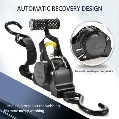 Retractable Retractable Auto Ratchet Strap Ratchet Strap Tie