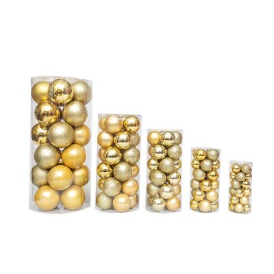 24PCS Christmas ball matte barreled ceiling decoration