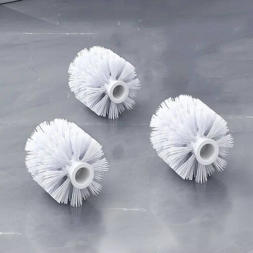1 PC Replacement for Bathroom Cleaning Toilet Brush White an