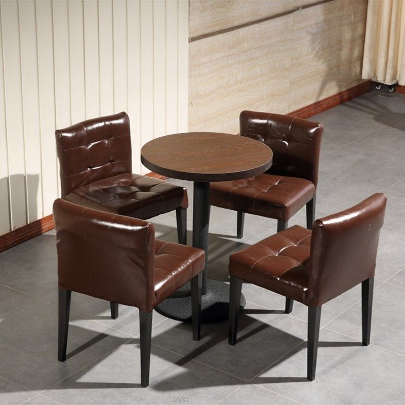 咖啡厅桌椅主题西餐厅酒吧桌椅甜品饮品奶茶小吃店卡座沙发,住宅家具,板木餐桌,淘宝优惠券,粉丝福利购,淘宝优惠卷