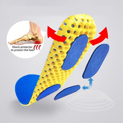 Memory Foam Insoles For Shoes Sole Mesh Deodorant Breathable