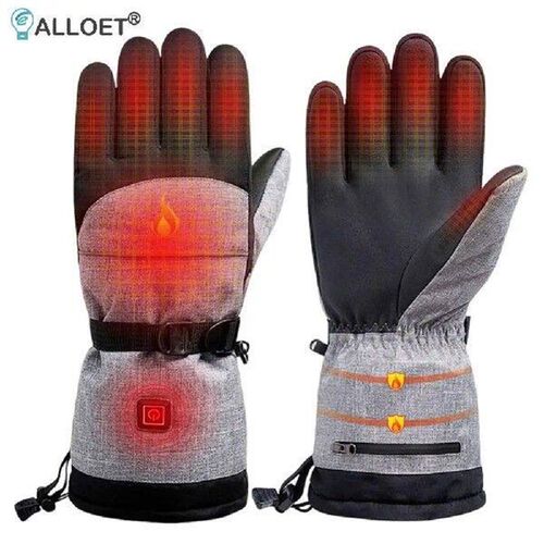 1Pair Winter Moto Heated Gloves Thermal Electric Hiking