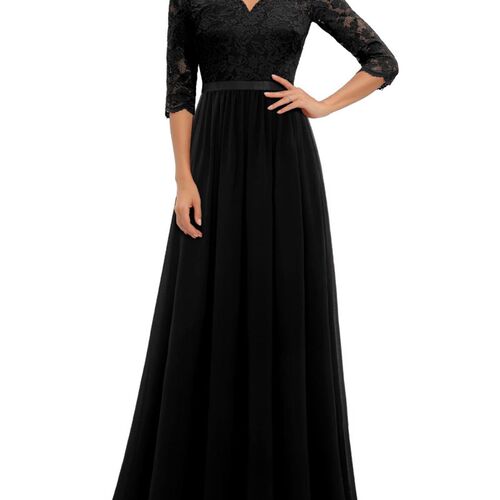Womens Long Dress Evening Party Wedding Vintage Elegant