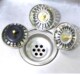 Sink Strainer Stopper Stainless Plug Kitchen Waste Sin Steel
