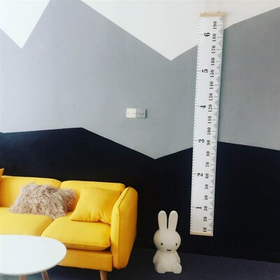 Vibrant Kids Height Growth Chart Ruler Baby Children Room