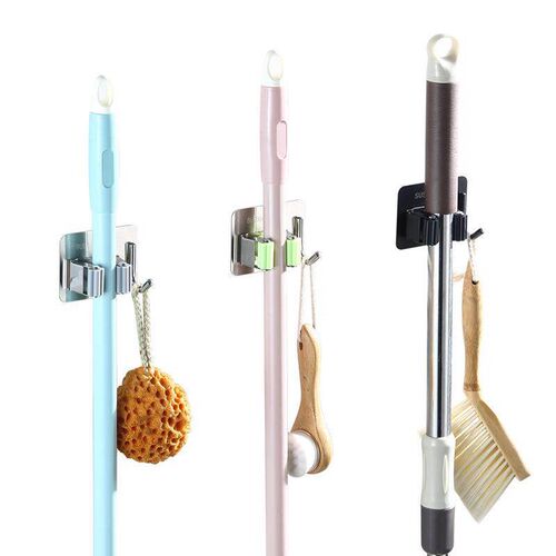 Mop Hook Punch-Free Bathroom Storage Artifact Sticky Hook