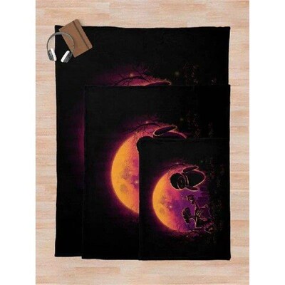Love in the space Throw Blanket Luxury Throw Dorm Room
