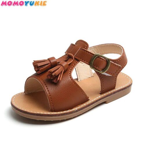 Girl Sandals Children Soft Sole Princess Roman Sandals Kid S