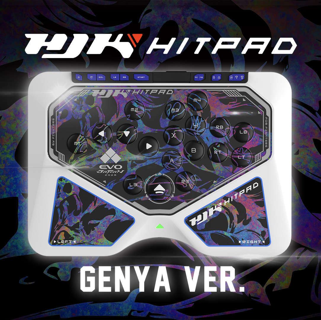 HJK Hitpad 幻夜EVO限定Hitbox鎏金格斗游戏键盘街霸6摇杆手柄