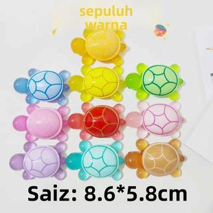 超大号巨无霸龟太爷8.6cm夜光大乌龟对对碰盲袋巨可爱摆件diy树脂