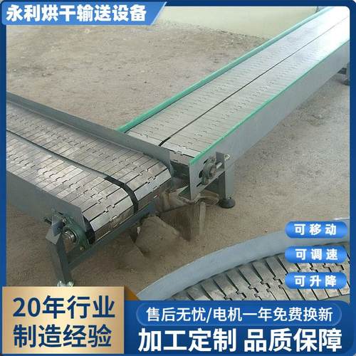 山东供应双排平顶链输送机 不锈钢铰链输送线 生产车间输送设备