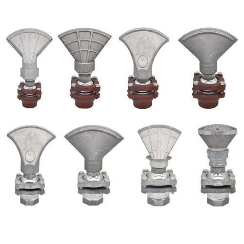 洒水车喷头万向可调鸭嘴喷头前冲喷头鸭嘴旋转可调节喷头水车配件