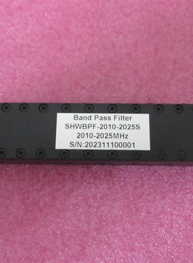 中心频率2017.5MHz 2010-20MHz 20W SM母 射频同轴带通滤波器