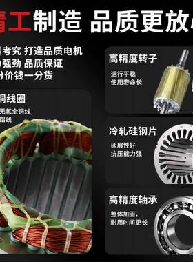 工厂直销异MS/YS/YE3三相AOX步电5机YS-71M2-4-0.37KW4极3801./3V