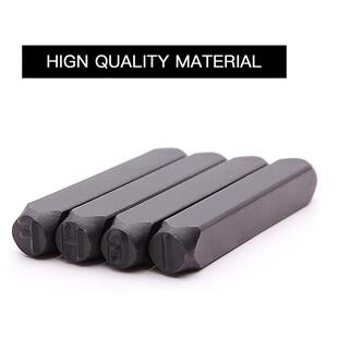 6套木盒NRU书写体大写字母数件字喷砂钢印冲头花錾子金银3饰錾刻