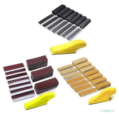 Essential Finger Sander Set 71pcs Sandpaper for Enthusiasts
