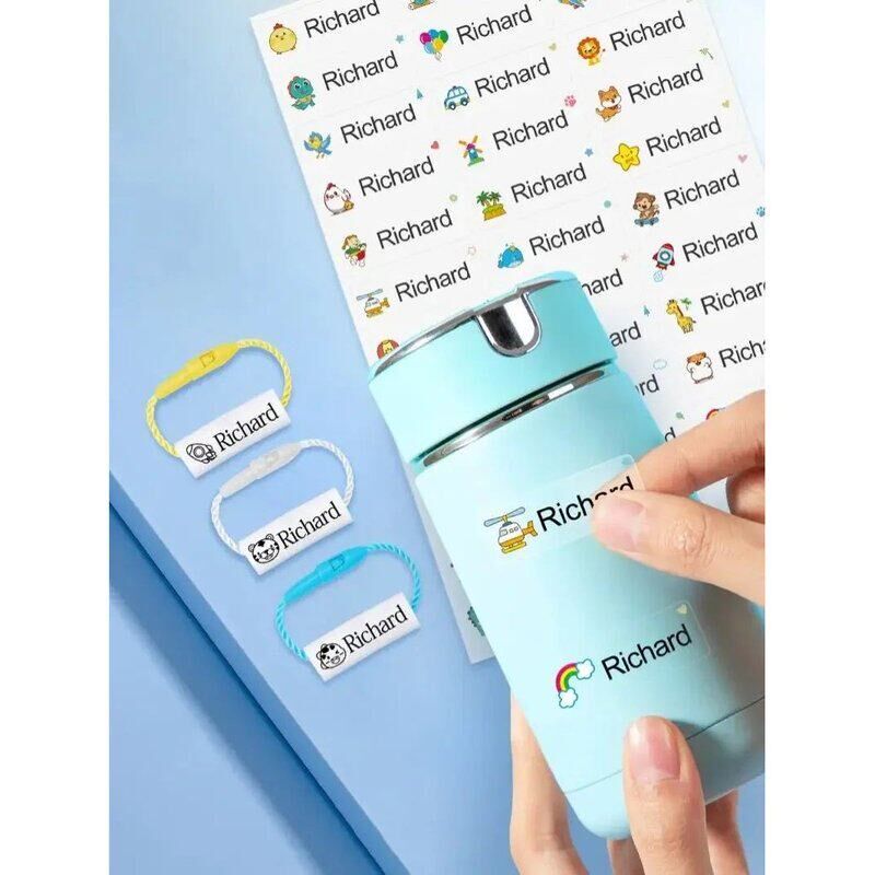 Customize Name Tag Sticker Waterproof Personalized Label for - 实物图