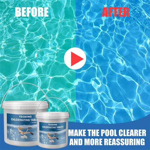 Chlorinating Tablets Swimming Pool Chlorine Slow Dissolving