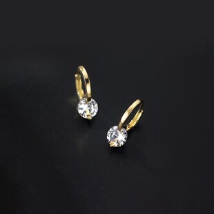 Commuting Elegant Short Ear Buckle Niche Simple Design Sense