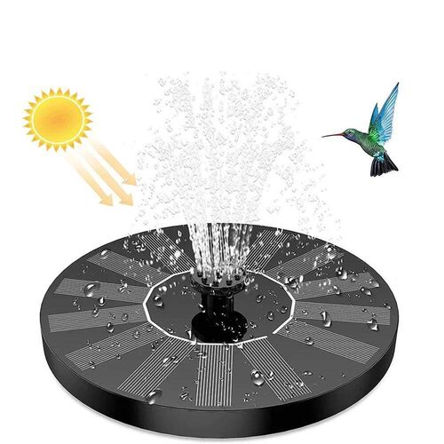 13/16/18cm Floating Solar Panel Solar Fountain Pump Bird Bat