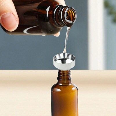 5PCS Mini Kitchen Oil Liquid Funnel Metal Funnel with Detach