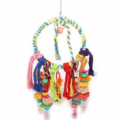 Parrot Perch Swing Rope Bird Cage Toy Parrot Toy Bird