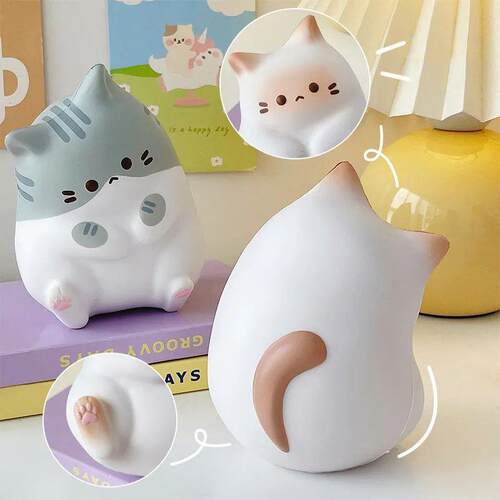 Kawaii Cat Sress Relief Squishy Toy PU Slow Rising  Squeeze