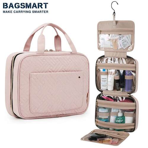 Travel Organizer Hanging Toiletry Bag Men Bathroom Large Por