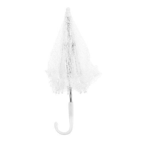 Clothing White Lace Umbrella Child Decor Goth Plastic
