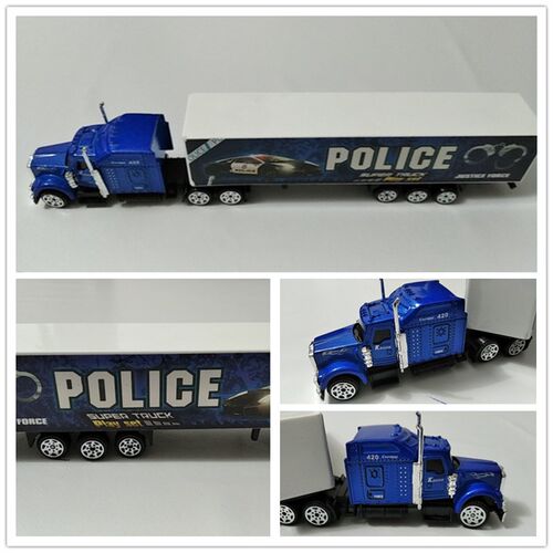 1 Pcs Sliding Alloy Truck Model Diecast Car Toy Container Oi
