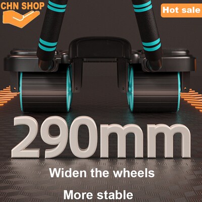 Ab Roller Wheel Automatic Rebound Exercise Equipment Gym