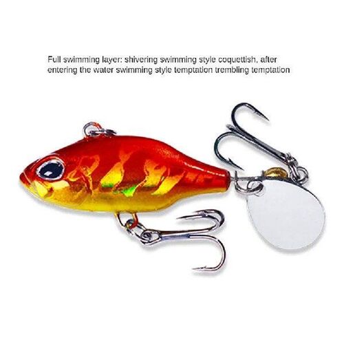 Rotating VIB Vibration Bait Spinner Spoon Fishing Lures