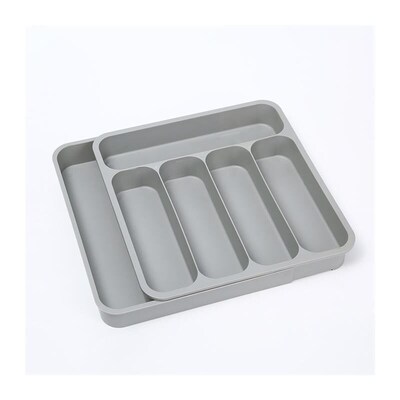 Cutlery Storage Tray Expandable Tableware Organizer Spoon Fo