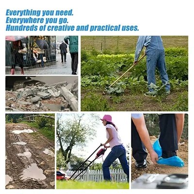 100PCS dipoable waterproof hoe ver platic non-lip foot ver i