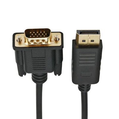 DisplayPort Display Port DP to VGA Adapter Cable 1.8m Male t