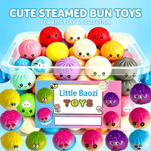 6/12Pcs Dumpling Squishy Toy Set, 2026 New Transformable Bre