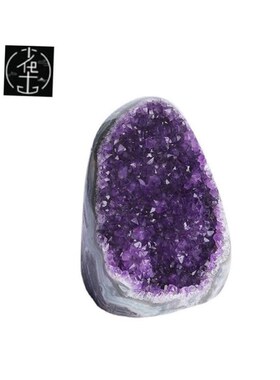 Amethyst Crystal Clusters Stone Uruguay Deep Purple Raw Geod