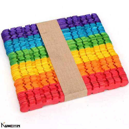 -200pcs  ice cream stick popsicle sticks dispble mould