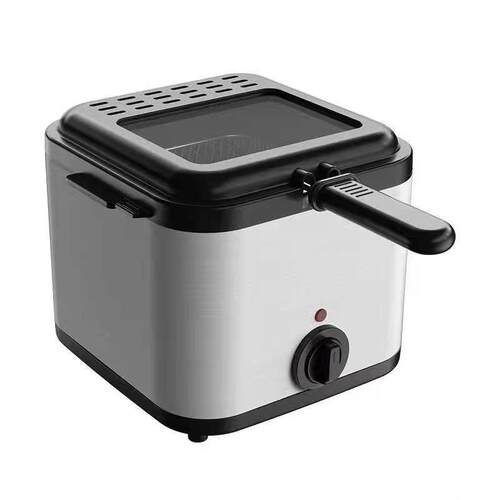 electric oil fryer cook panfry 电炸锅不锈钢炸油炸鸡排薯条机