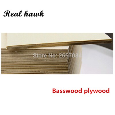 300x200x2mm basswood plywood super quality Aviation model la